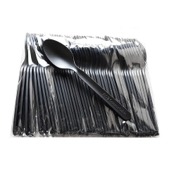 Eco Friendly Disposable CPLA Spoon Fork Knife PLA Cutlery Set for Airline