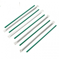 Pour Ev Market Paille PLA jetable Paille compostable biodégradable