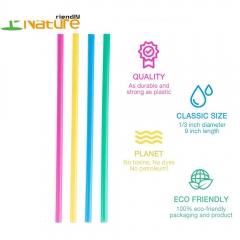 Non-Toxic Disposable Straw Biodegradable Composting Color Pla Straws