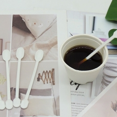 China custom printed disposable plastic handle cocktail coffee drink stirrer