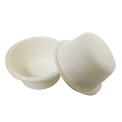 Tasse de canne à sucre biodégradable jetable de 2 oz pour sauce