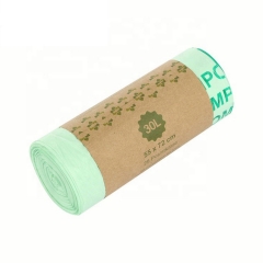 Sacos de lixo recém-chegados saco de lixo biodegradável compostável compostável ecologicamente correto PLA