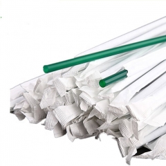 Самая популярная одноразовая трубочка для питья Biodegradable Pla Custom Straw