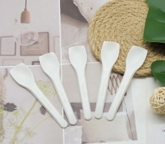 Eco Friendly Compostable CPLA Frozen Yogurt Spoons