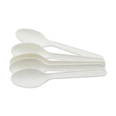 Cucharas de helado reciclables plásticas del precio al por mayor cucharas de helado disponibles biodegradables con el logotipo