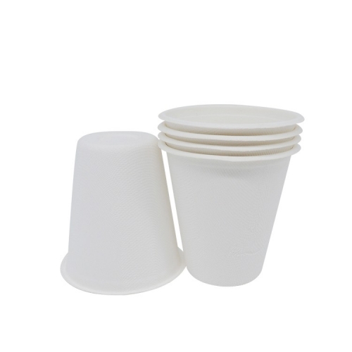 200 मिलीलीटर कस्टम मुद्रित कप बायोडिग्रेडेबल गन्ना कॉफी कप