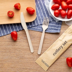 Wholesale Price Biodegradable Disposable Compostable Flatware Set Min 7 CPLA Cutlery