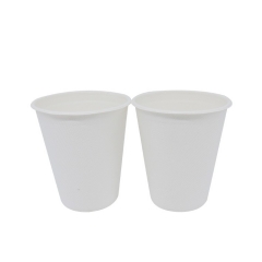 Taza biodegradable vendedora caliente del jugo del bagazo de la caa de azúcar de 9 onzas para llevar