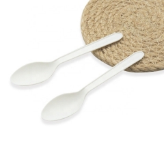 Wholesale price ice cream spoon biodegradable plastic ice cream spoon disposable