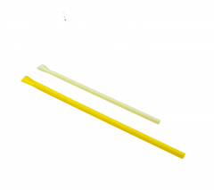 Biodegradable Bio Soup Spoon PLA Straw at Diameter 6mm