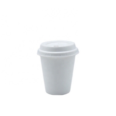Tazas de café biodegradables de pulpa de caa de azúcar disponibles para comida para llevar
