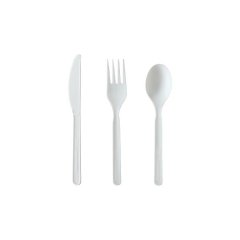 Western Restaurant Couteau Fourchette Cuillère CPLA Couverts Compostables