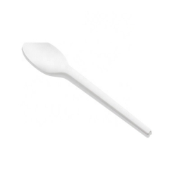 100% Biodegradable 6.5 Inch Disposable Cake PLA Cutlery CPLA Spoon Fork Knife