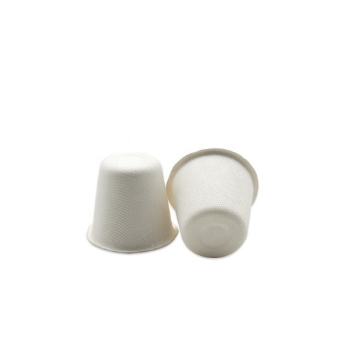 Diposable Biodegradable Sugarcane Pulp Coffe Cup For Restaurant