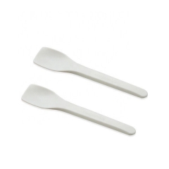 Disposable Biodegradable 4 inch Ice Cream Scoop Spoons Custom Alternative to Plastic