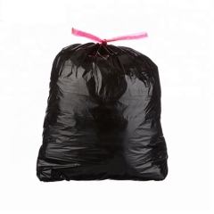 Eco-friendly Compostable Custom Logo PLA Garbage Bags With Drawstring