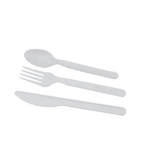 Fully Compostable 100% Biodegradable Disposable PLA Spoon For Soup