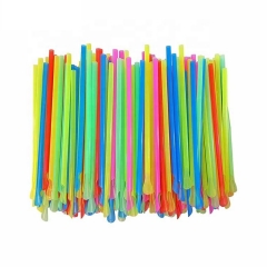 Manufactured Eco-friendly Compostable PLA Spoon Straw for Smoothie