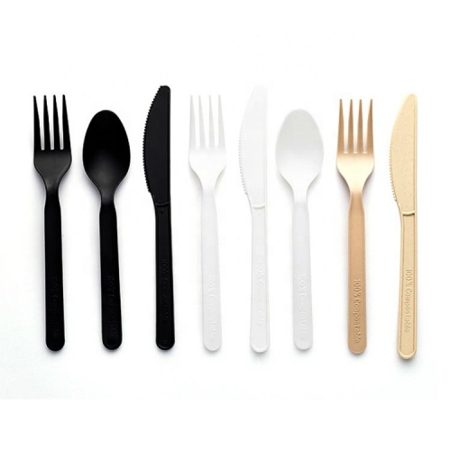 PLA compostable de varios tamaos cuchillos de 6 pulgadas biodegradables para la venta al por menor