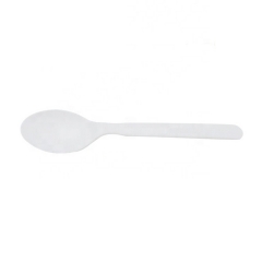 Compostable 6 Inch Biodegradable CPLA Spoon PLA Cutlery for Dessert