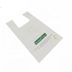 Китайские биоразлагаемые компостируемые пакеты с логотипом на заказ полиэтиленовые пакеты для футболок