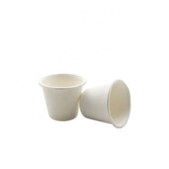 生分解性堆肥化可能な使い捨てカップ蓋付き3オンスバガスカップ