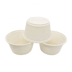 Eco-friendly Cornstarch Food box Biodegradable Soup Bowl With Lid