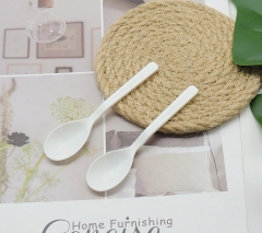 Biodegradable disposable compostable CPLA ice cream spoon