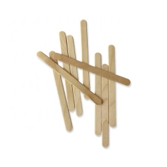 Kundenspezifische Verpackung 20 Stück natürliche Eis am Stiel-Sticks Holz