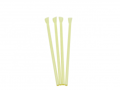Anhui Nature Recyclable PLA Drinking Straw Spoon at Diameter 6mm
