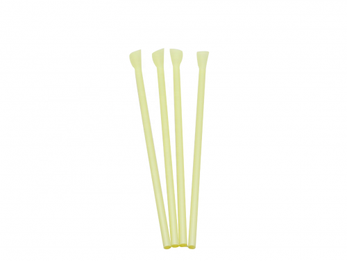 Anhui Nature Recyclable PLA Drinking Straw Spoon at Diameter 6mm