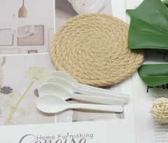 Biodegradable disposable compostable CPLA ice cream spoon