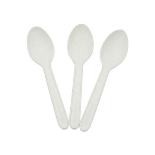 biodegradable composatable CPLA spoon for ice cream