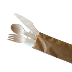 Wooden Disposable Fork Wood Fork and Spoon