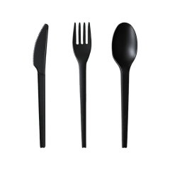 Disposable CPLA cutlery eco friendly cutlery set travel cutlery set for North American