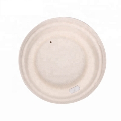 Coperchi in bagassa di diametro 80 mm compostabili al 100% di nuovo arrivo per tazza