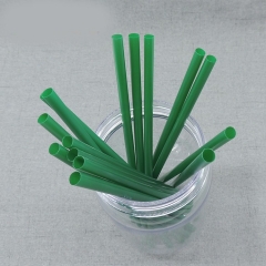 Heat-resisting drinking straw biodegradable PLA straw for orange juice