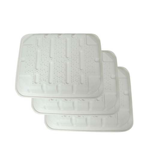Eco-Friendly Disposable Meat Trays Biodegradable Cornstarch Tray