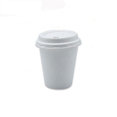 Disposable Bagasse Biodegradable Cup for Hot Coffee with Lid