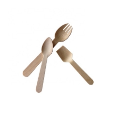 Wooden Disposable Cutlery Set Wood Cutlery