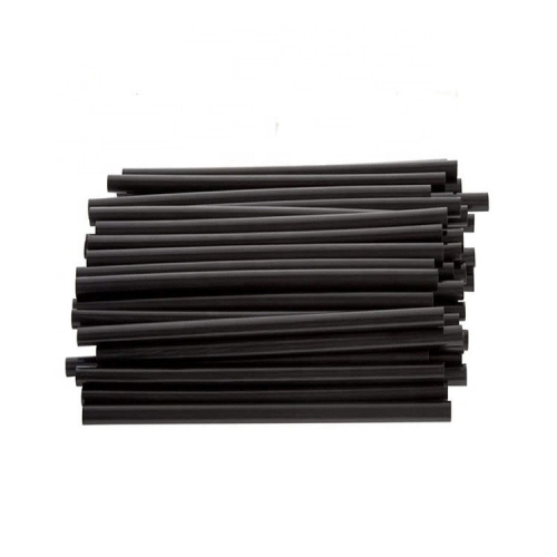 Biodegradable Cornstarch Matte Black Eco Friendly Straws