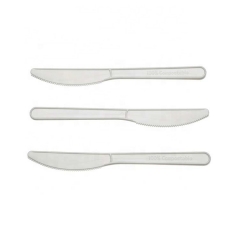 Tenedor y cuchara disponibles degradables biodegradables al por mayor del cuchillo del 100%