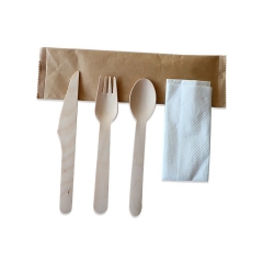 Wholesale Wooden Cutlery Set Wooden Fork spoon