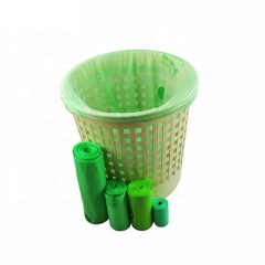 logo customize print saco transparente biodegradável para supermercado