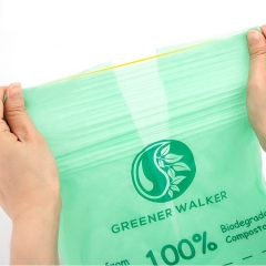 Bolsas de plástico biodegradables de basura ecológica PLA
