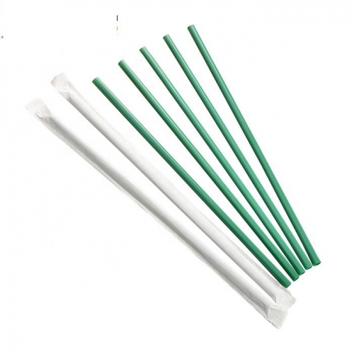 Pour Ev Market Paille PLA jetable Paille compostable biodégradable