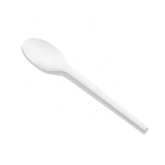 Tableware Set 100% Biodegradable 6.5 Inch CPLA Cutlery PLA Spoon for Ice Cream