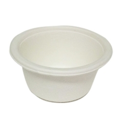 Tazza da 2 once Tazza monouso biodegradabile in canna da zucchero per salsa