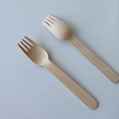 Biodegradable Compostable Disposable Wooden Fork Wood Fork