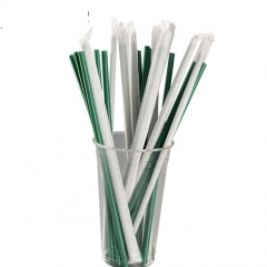 Paille à boire biodégradable jetable Pla droite paille Eco